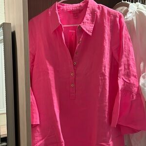 Lilly Pulitzer Jazmyn Linen Tunic Dress